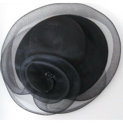 's Black Church Hat Wide Brim Hat Derby Head wear Wide Brim   eb-68506882